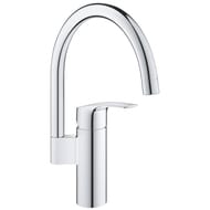 Смеситель Grohe Eurosmart 33202003 для кухни, высокий С-образный излив, однорычажный, цвет: хром