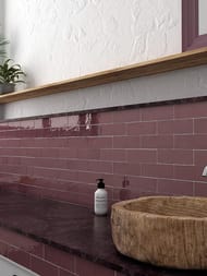 Плитка настенная  керамическая Equipe La Riviera  Juneberry (132х132) красный 25858(кв.м.)