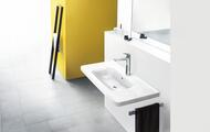 Смеситель Hansgrohe Logis 71090000 для умывальника, высокий фиксированный излив, донный клапан,хром