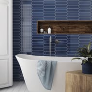 Плитка настенная EQUIPE ARROW Adriatic Blue (50х250) синяя 25834 (кв.м.)