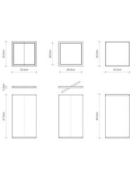 ������� ��� ����� Decor Walther DW 215  320�320�580 ����: ����� ������� 0610950