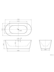 ����� ��������� BelBagno BB306-1785 (1785x840x580) ���������������, ��������