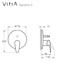 ��������� ��� �����/���� Vitra Dynamic S ������������, �������������, ����. �����, ���� A42211EXP
