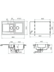 ����� SCHOCK Eton 60D (860�510) Cristadur, ����: �������   700696
