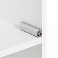 Шкаф-колонна AQUATON Беверли 1A235403BV01L 340x240x1600 левый, подвесной, 2 дверцы, белый глянец