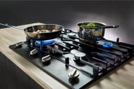 Газовая варочная панель ASKO HG1666AB (600х48х526) 4 конфорки (3 гибридных+1 вок), антрацит