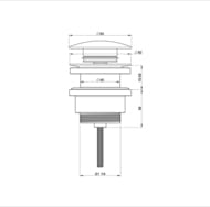 ������ ������ ��� �������� 1 1/4 WONZON & WOGHAND, ������������� ������ WW-88SS07-BN