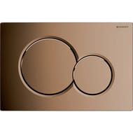 GEBERIT Sigma01 Клавиша смыва, двойной смыв, пластик/латунь (для UP320, UP720) 115.770.DT.5