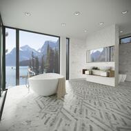 Керамогранитная плитка Gracia Ceramica Inverno white PG 01 (600х600) белая (кв.м.)