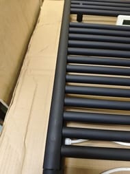 Уценка! Полотенцесушитель стальной Zehnder Toga TE-070-050/RACY-C электрический, M0557 Black Matt - уценка. — изображение 2