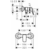��������� Hansgrohe Logis ��� ����, ���������, ������ ������� 71600670
