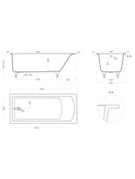 ����� ������������ Salini Cascata (1806�802�600) ���.������, S-Sense, ������� 104213MF