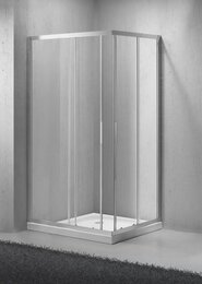 Душевой уголок BelBagno Sela (980-1005х780-805) AH-2-100/80-C-Cr прямоугол.,стекло прозр/хром