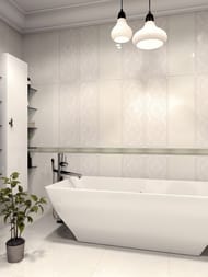 ������ ��������� Gracia Ceramica Saphie white wall 01 (300�900) ����� (��.�.)