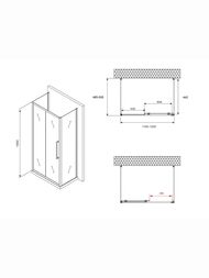 ������� ������ ABBER Schwarzer Diamant AG30120MH-S50M-S50M (1200�500�1950) ���� 6 ��,���./����