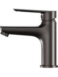 Смеситель для раковины ESKO Lagos Gun Metal LG26GM однозахватный, низкий излив, цвет: темно-серый — изображение 4