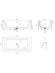   Salini ARIA 1900900600 . , S-Sense, RAL/,  1051101G