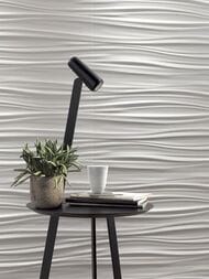   Atlas Concorde 3D Wall Design Ribbon White Matt (400800) , 8SBW (..)