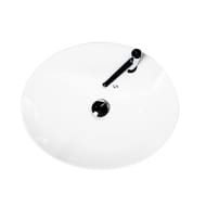 Раковина накладная BelBagno (550х450х130) овальная, с отверстием под смеситель, белая BB1370