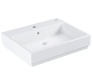 Умывальник Grohe Cube Ceramic 3947700H накладной (600х125х490) перелив, отв. под смеситель, белый