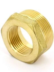 Футорка Tiemme 1.1/2"Нх1"В латунь, 1500075(1581G000806) — миниатюра 1