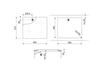    SMEG SE264TD1 60, 4  , Touch control,  , 