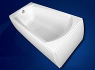 Ванна акриловая VAGNERPLAST EBONY 160 (1600х750х420) прямоугольная, белая VPBA160EBO2X-04