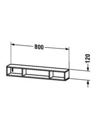  Duravit L-Cube 800120140 3 , .,   LC120001818