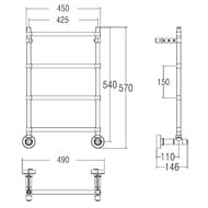����������������� ������� Margaroli Mini 3-442-4 (570�450) ������, 34424504OBN