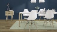 Обои виниловые на флизелине Rasch Country Charme (0,53х10,05) синие 449860 (рул.)
