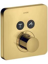 Смеситель Axor ShowerSelect S 36707990 термостатический для душа, полир. золото — миниатюра 1