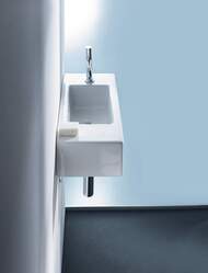 Рукомойник DURAVIT VERO 500х250х150 отверстие под смеситель слева, перелив 0703500009