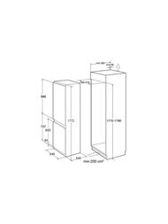 ����������� ������������ Korting KSI 17887 CNFZ (540�1772�545) ������������, Full NoFrost