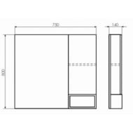 �������-���� COMFORTY �����-75 (750�800�140) ���������, ��� ������� 00004144198