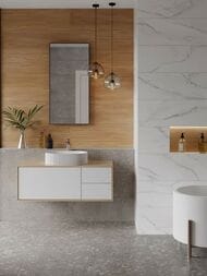 ������ ��������� Gracia Ceramica Marble matt white wall 01 (300�900) ����� (��.�.)