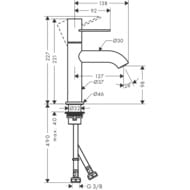 ��������� Axor Uno 38026340 ��� �����������, ����. ������ ����