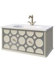 ����� ��� �������� Caprigo ������ 80 bianco antico/silver 814�396�455 ��������� 25012-011/silver