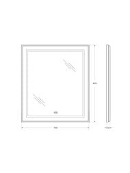 ������� BelBagno (700x32x800) ���������, ��������� ����., �������� SPC-KRAFT-700-800-LED-TCH-WARM