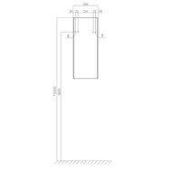 ���� AQUATON ���� (346x250x800 ��) ��������, 1 ��������� ������, �����/����� ���� 1A262903AX010