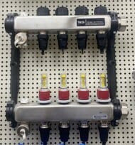 ������! TECE ��������� ��� �������������� ��������� 1'' � 16 push-fit, 4 ������� 77311104