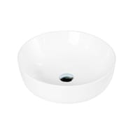Раковина накладная BelBagno (410х410х130) круглая, без отверстия под смеситель, белая BB1315