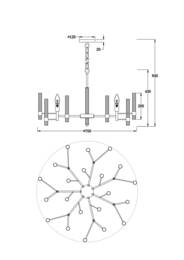 ������ Freya Feraro (���� ������) FR5147PL-07CH, IP20,����