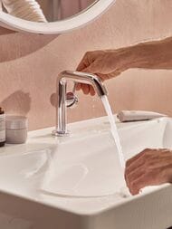Смеситель Hansgrohe Tecturis S для умывальника, однозахватный, с донным клапаном, хром 73320000 — изображение 4