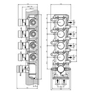 ���������� ����� Gessi 09268 ������������� ����������������� ��������� �� 4 ������