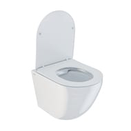 Унитаз подвесной IDDIS Blanco безободковый, с тонким сиденьем микролифт BLARDSEi25/BLARNSEi25