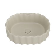 Раковина KERAMA MARAZZI AMAREMARE Artbasin Conchiglia накладная, 500х366х180, песочная матовая CC.wb.50\SAN