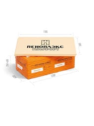 Экструдированный пенополистирол Пеноплэкс Комфорт 30х585х1185мм плотность от 19 кг/м3