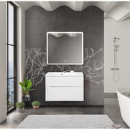 ����� ��� �������� BelBagno MARINO (900�450�600) ���������, Bianco Lucido MARINO-H60-900-2C-SO-BL-P