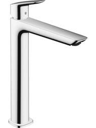Смеситель Hansgrohe Logis 71257000 для умывальника, 240 Fine, сливной гарнитур, хром — миниатюра 1