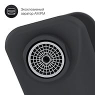 Смеситель AM.PM X-Joy для умывальника, излив 100 мм, черный F85A02122